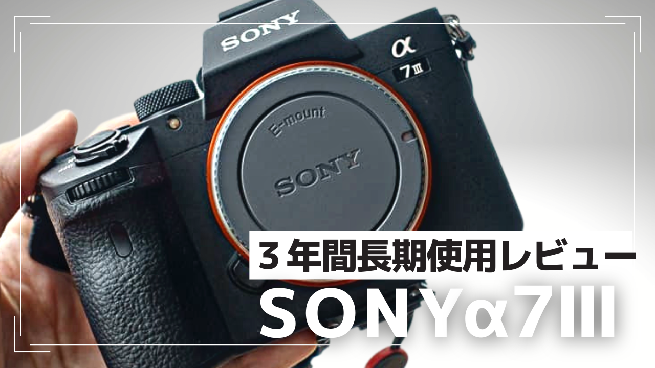 SONY α7Ⅲを3年間使い続けたレビュー｜今でも初心者にオススメのハイ 